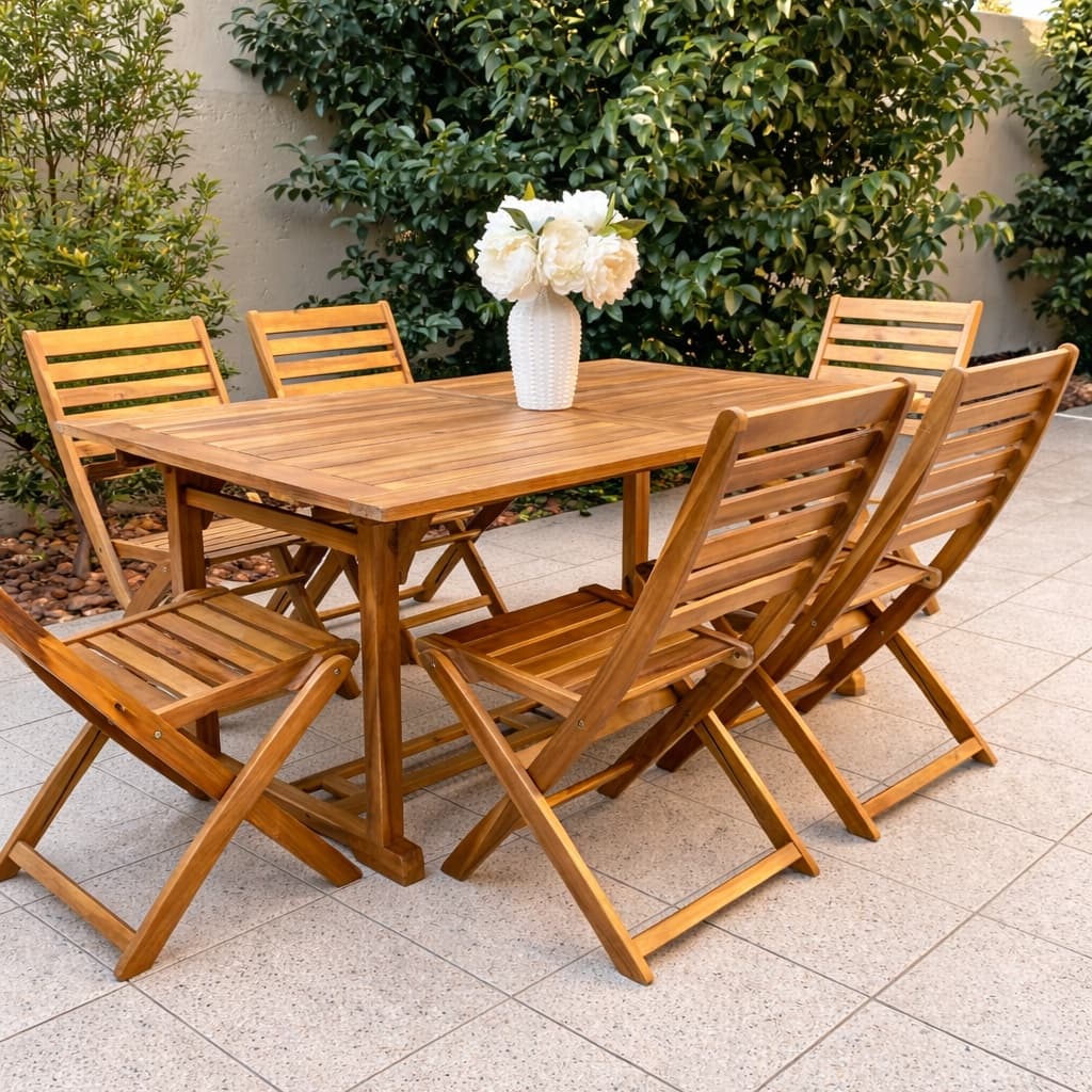 8-seater outdoor dining set